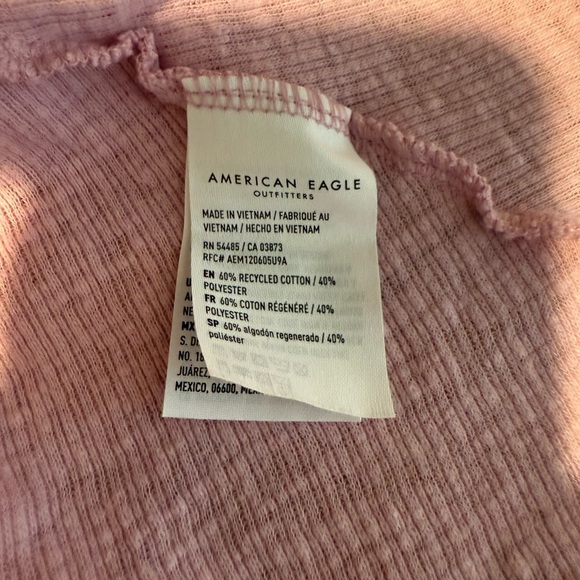 American Eagle Pink Flowy Tank Top ~ Small - Picture 8 of 9
